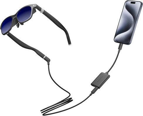 One Lite for iPhone 15 Pack: XR Glasses & USB- C XR Charging Adapter: Seamless Support on Spatial Video, VR Features Compatible with iPhone 15, Charge and Play. in Kuwait
