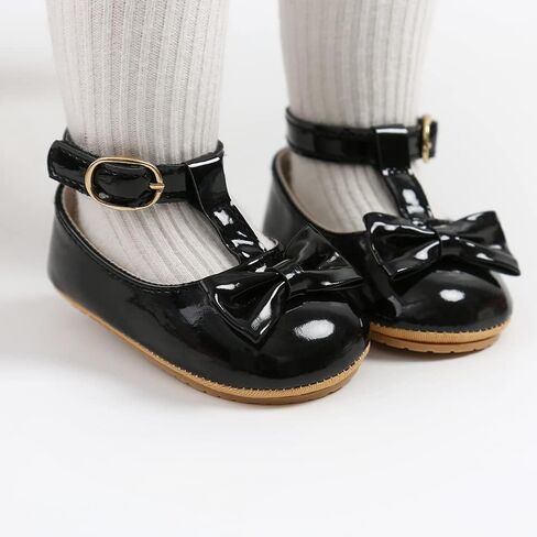 Baby Boys Girls Shoes Mary Jane Flats Dress Shoe Infant Baby Walking Moccasinss Newborn Crib First Walkers in Saudi Arabia