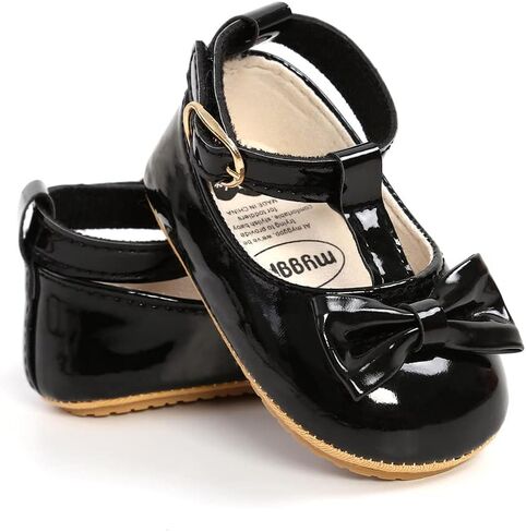 Baby Boys Girls Shoes Mary Jane Flats Dress Shoe Infant Baby Walking Moccasinss Newborn Crib First Walkers in Saudi Arabia