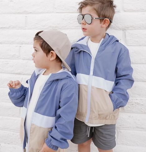 MERSARIPHY Toddler Boy Hoodies Baby Boy Jacket Lightweight Pocket Zip Up Hooded Jackets Baby Fall Winter Outwear in Saudi Arabia