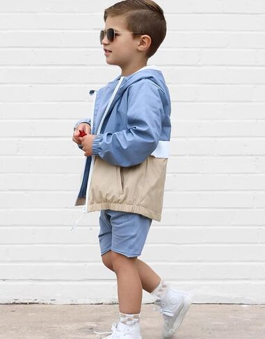 MERSARIPHY Toddler Boy Hoodies Baby Boy Jacket Lightweight Pocket Zip Up Hooded Jackets Baby Fall Winter Outwear in Saudi Arabia