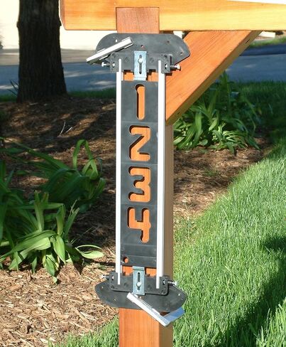 مجموعة صنع اللافتات Milescraft 1212 SignPRO لأجهزة التوجيه - 2.5 بوصة و1.5 بوصة. حروف أفقية (166 قالب)، 1.5 بوصة. و2.5 بوصة. أرقام رأسية (80 قالب) - تتضمن لقمة راوتر 3/8 بوصة - مجموعة كاملة in Kuwait