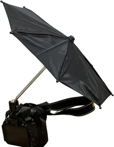 360° Swivel Camera Umbrella with Hot Shoe,Camera Sun Shade,Camera Rain Cover (Large-50cm) in Saudi Arabia