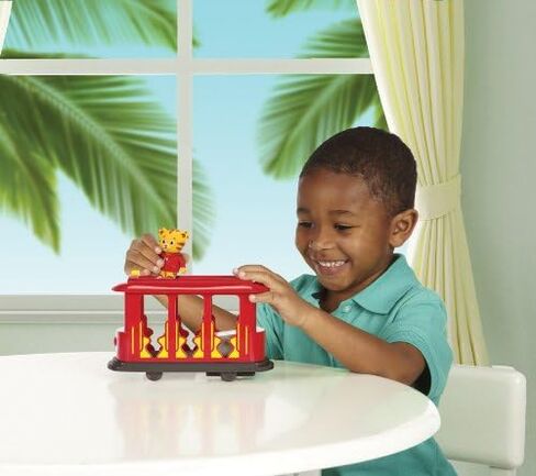 Daniel Tiger's Neighborhood Trolley with Daniel Tiger Figure, Single in Kuwait