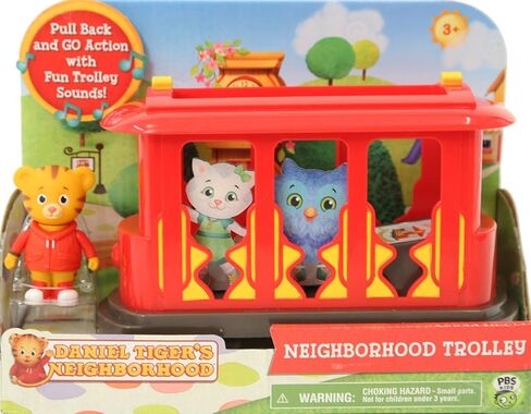 Daniel Tiger's Neighborhood Trolley with Daniel Tiger Figure, Single in Kuwait