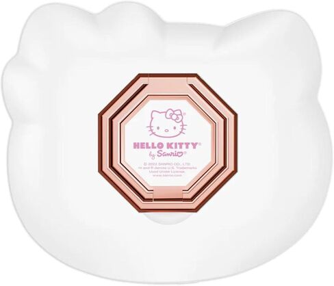 Impressions Vanity Hello Kitty 3X Magnifying Pocket Mirror with Stand, Adjustable Brightness Daylight LED Lighted Compact Makeup Mirror for Desk, Travel, Purse (Pink) in Kuwait