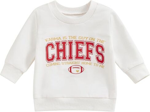 Toddler Baby Boy Girl Football Outfit American Football Crewneck Sweatshirt Shirt 2024 New Trend Football Clothes in Saudi Arabia