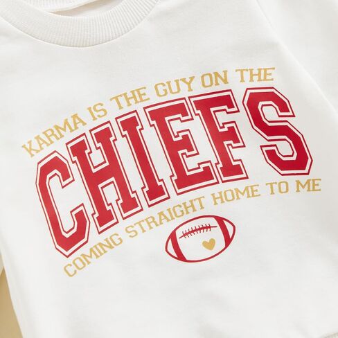 Toddler Baby Boy Girl Football Outfit American Football Crewneck Sweatshirt Shirt 2024 New Trend Football Clothes in Saudi Arabia