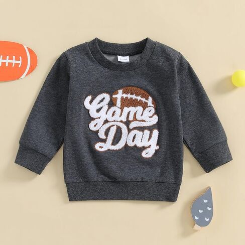 Toddler Baby Boy Girl Football Outfit American Football Crewneck Sweatshirt Shirt 2024 New Trend Football Clothes in Saudi Arabia