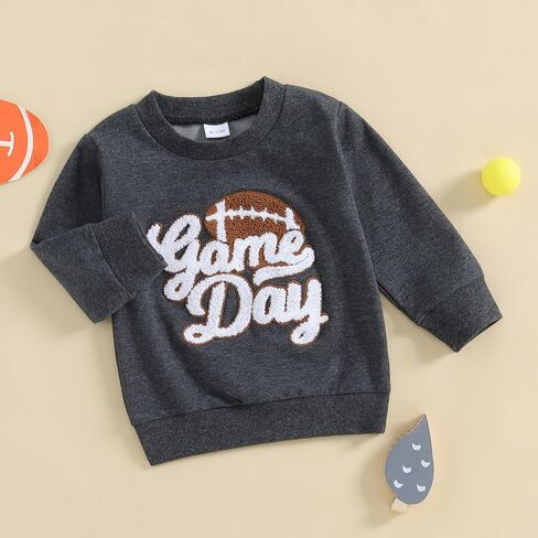 Toddler Baby Boy Girl Football Outfit American Football Crewneck Sweatshirt Shirt 2024 New Trend Football Clothes in Saudi Arabia