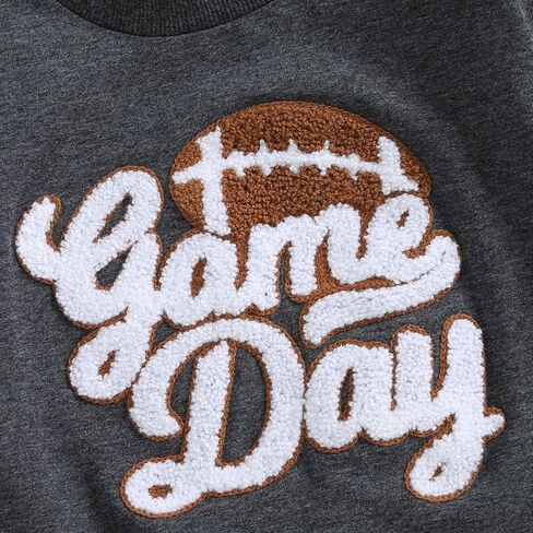 Toddler Baby Boy Girl Football Outfit American Football Crewneck Sweatshirt Shirt 2024 New Trend Football Clothes in Saudi Arabia