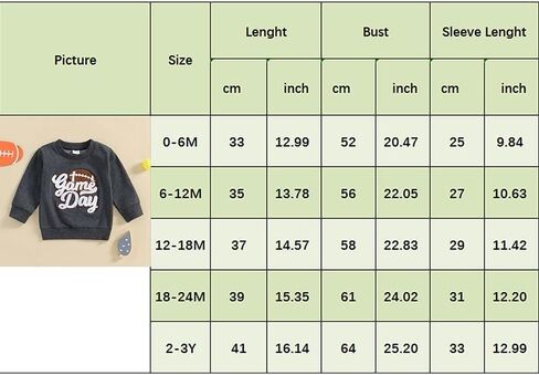 Toddler Baby Boy Girl Football Outfit American Football Crewneck Sweatshirt Shirt 2024 New Trend Football Clothes in Saudi Arabia