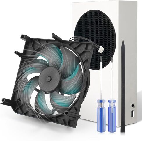 Internal Cooling Fan for Xbox Series S Console Fan Cooler Replacement CPU Cooling Fan with Repair Tools(7 Blades) in Saudi Arabia