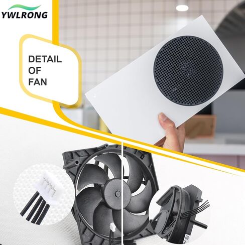 Internal Cooling Fan for Xbox Series S Console Fan Cooler Replacement CPU Cooling Fan with Repair Tools(7 Blades) in Saudi Arabia