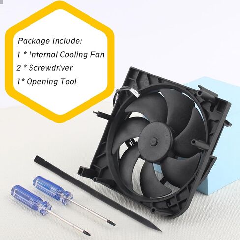 Internal Cooling Fan for Xbox Series S Console Fan Cooler Replacement CPU Cooling Fan with Repair Tools(7 Blades) in Saudi Arabia