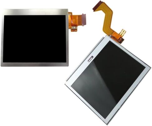 2023 New Replacement LCD Screen Display Compatible for Nintendo DS Lite DSL NDSL, Top Bottom Lower Screen Display in Kuwait