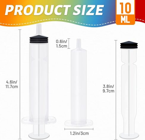 60 Pack Jello Shot Plastic Syringes with Tip Cap, 20ML Party Liquid Syringe BPA-Free Suringes Shooters for Jello Shots Clear Plastic Syringes for Halloween, Thanksgiving, Christmas, Bachelorette in Saudi Arabia