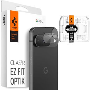 Spigen Camera Lens Screen Protector [GlasTR EZ Fit Optik] Designed for Google Pixel 9 [Case Friendly] - 2 Pack