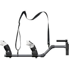 Gun Stock for Meta Quest 3, Compatible with VR Meta Quest3 Controller Grips for Enhance Stability and Control Magnetic Stock Rifle Adapter (Black)