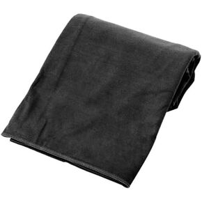 Everyday Yoga Hot Yoga Mat/Hand Towel, Super Absorbent - Lightweight, Non Slip, Anti-Slip, Sweat Absorbent, Super Soft, Mat-Sized Microfiber - Black