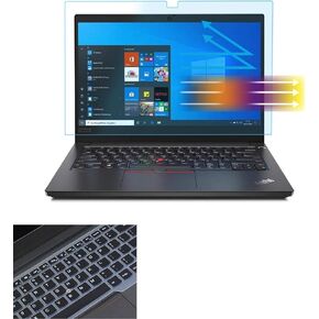 Screen Protector for Lenovo Thinkpad 14 Inch T14 T14s P14 L14 Gen 2 1, ThinkPad E14 L490 E490 E495 E14 Gen 4 3 2 with Keyboard Cover, Anti Blue Light Anti Glare Reduces Eye Strain Help Sleep Better.