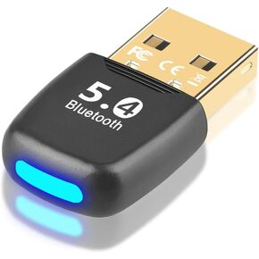 USB Bluetooth Adapter,Universal USB Receiver,Dongle for Keyboard and Mouse,Plug and Play,EDR & BLE,Supports Windows 11/10/8.1/7 for Desktop,Headset,Speakers