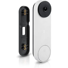 Wasserstein No-Drill Mount Compatible with Google Nest Doorbell (Battery) - Avoid Drilling and Protect Your Walls