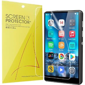Compatible for SWOFY Mp3 Player Screen Protector, [6 Pack] Full Coverage TPU Clear Film Compatible for SWOFY M503 Pro 4" Mp3 Player (6 Pack)