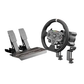 MOZA R3 Licensed Steering Wheel and Pedals Bundle for Xbox & PC: 3.9Nm Direct Drive WheelBase, 11-inch Racing Wheel, Pedals and Desk Clamp All-in-One Gmaing Racing Simulator