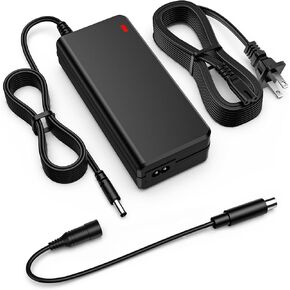Charger Power Supply for Ninebot Segway Scooter ES1 ES2 ES4 E22 F20A F25 F30 F40 D18 D28 D40 42V 1.7A Power Adapter Charger Replacement for Electric Scooter with 36V Li-ion Battery