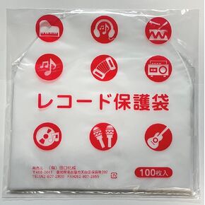 100 Taguchi Round LP Inner Sleeves 0.028Mm Thick Anti-Static Material