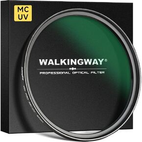 Walking Way 86MM MC UV Lens Protection Filter/Slim UV Lens Filter/HD Optical Glass Aluminum Alloy Made 28 Layer Nano-Coatings Camera Ultraviolet Filter/Water Repellent/Scratch Resistant