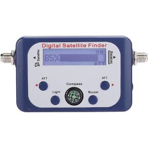 950-2150MHz Portable Digital Satellite Finder Meter with LCD Graphic Display Screen Backlight Buzzer Control for Campers