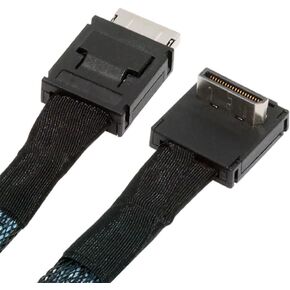 NFHK بزاوية 90 درجة OcuLink PCIe 4.0 PCI-Express SFF-8611 4i إلى SFF-8611 كابل بيانات نشط لـ eGPU SSD 80 سم