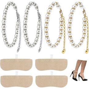 2Sets Detachable Heel Straps For High Heels, Anti-Loose Straps Elastic Shoe Straps, Straps For Shoes To Be Replaced Or Removed At Any Time