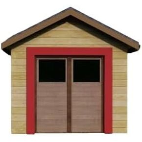 12’x10’ Storage Shed Plans - Detailed Instructions, Tools List, Materials List, Foundation & Structure