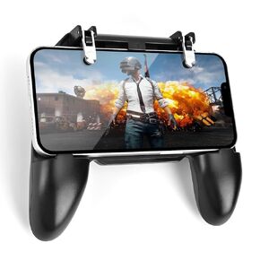 EasEasy PUBG Mobile Game Controller for iOS & Android, Phone Controller Gamepad with Sensitive Aim & Shoot Phone Game Trigger with Gaming Finger Sleeves Compatible for PUBG/Knives Out/Call of Duty