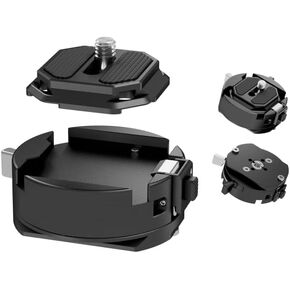 GM34 Quick Release Plate Kit, Arca Type Clamp Base, 11lb/5kg Max Load, black