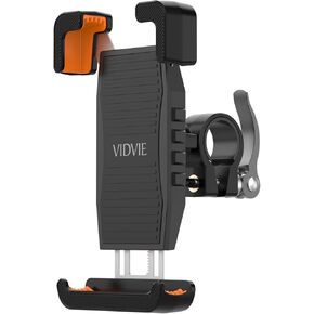 Bike, Scooter, Motorcycle Heavy Duty Cellphone Holder for Handlebar Anti Shake Protection HC1514 Fits All Phones