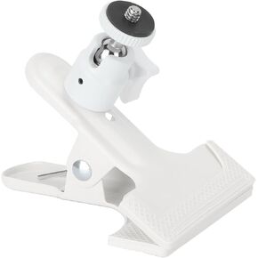 CAMVATE Spring Clip Clamp with Mini Ball Head Mount (White) - 3542