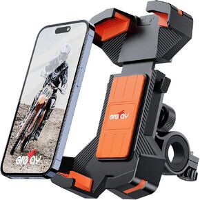 Bike Phone Holder Phone Holder Motorcycle Bicycle Handlebar Phone Holder with 360 Rotation for 4.7-7.0 Inch Smartphone