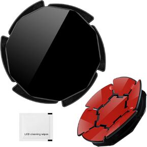 ZEEHOO Dashboard Pad Mounting Disk [Perfect for Curved & Textured Surface] for Wireless Car Charger & Car Phone Mount Holder, Adhesive Suction Disc 80mm