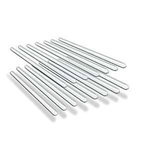 15 Pack Glass Stirring Rods: Diameter 0.314 inch Length 12 inch Glass Stir Sticks, Borosilicate Glass Stirring Rod for Mixing Lab