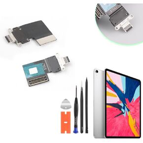 Dock Connector Replacement for iPad Pro 11" 1st 2nd Gen A1980 A2013 A2228 A2068 for iPad Pro 12.9" 3rd 4th Generation A1876 A2014 A2229 A2069 Charging Port Replacement Flex Cable