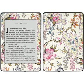 MightySkins Carbon Fiber Skin for Amazon Kindle Paperwhite 2018 (Waterproof Model) - Acanthus | Protective, Durable Textured Carbon Fiber Finish | Easy to Apply, Remove| Made in The USA