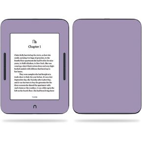MightySkins Skin Compatible with Barnes & Noble Nook GlowLight 3 (2017) - Solid Lavender | Protective, Durable, and Unique Vinyl Decal wrap Cover | Easy to Apply, Remove | Made in The USA