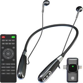 Podcast Equipment Bundle, 2024 Wireless Sound Card Headset, Portable Multi-function Remote Control Sound Card, Suitable for indoor & outdoor Streaming, Live broadcast, Games, Tiktok, YouTube