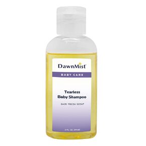 Dukal Dawn Mist Tearless Baby Shampoo with Dispensing Cap, 4 oz. Bottle, Pack of 96