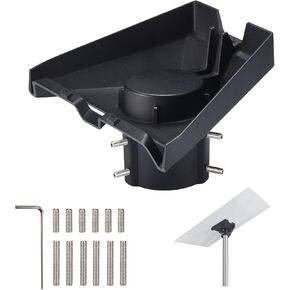 Starlink Gen3 Pipe Adapter, Mounting Kit Accessories Compatible with Starlink V3 Dish, Starlink Gen 3 Mount fit 1.38-2 inch (35-50mm) Pipes ,Anti-Rust /Windproof-Black