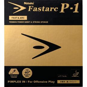 ニッタク(Nittaku) Nitaku NR-8719 Fastark P-1 Table Tennis Rubber, Soft Back, Tension